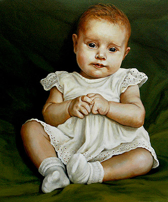 Sylvie Overheul babyportret