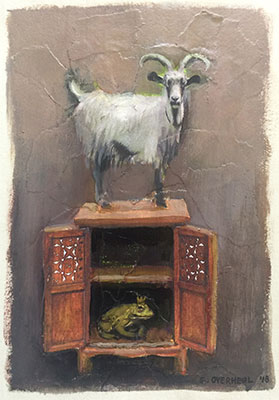 artmini dierenportret schilderij Sylvie Overheul