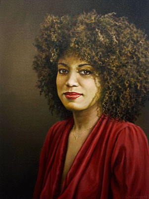 portret in opdracht schilderij Sylvie Overheul Rotterdam